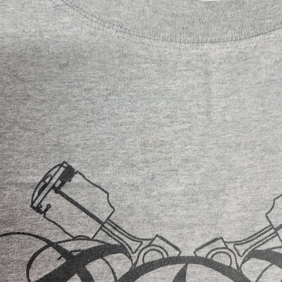 Vtg Scion Car Motor Graphic T-Shirt White Size Large Y2k - Picture 5 of 8